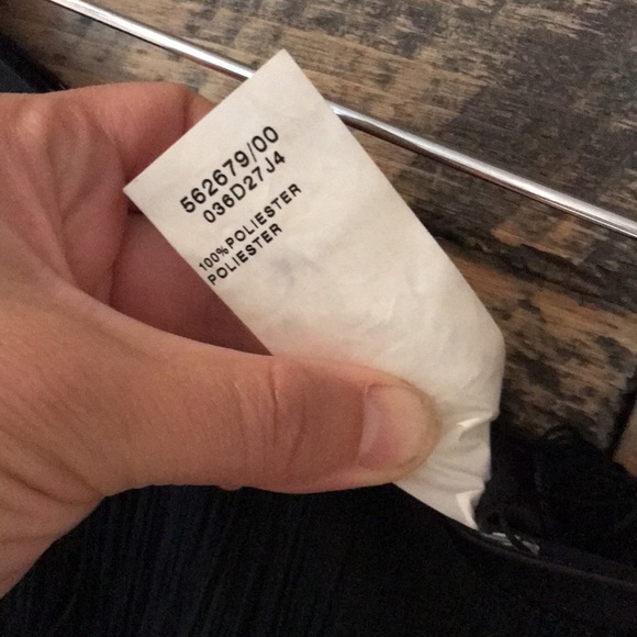 🇪🇸 SFERA Tiered Fringe Midi Skirt Black Flapper 20’s EU 38 Vintage Y2K - Picture 10 of 10